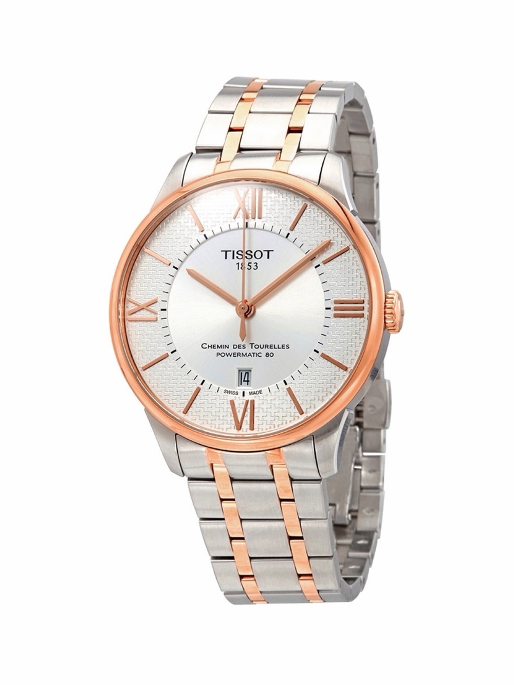 Tissot Two-Tone Silver and Rose Gold Men’s Watch